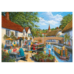 Ravensburger Waterside Tavern Puzzle - 1000 Pieces